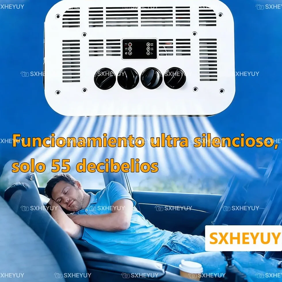 SXHEYUY Aire Acondicionado 12V 24V, Solo Frío, para Camper Caravanas
