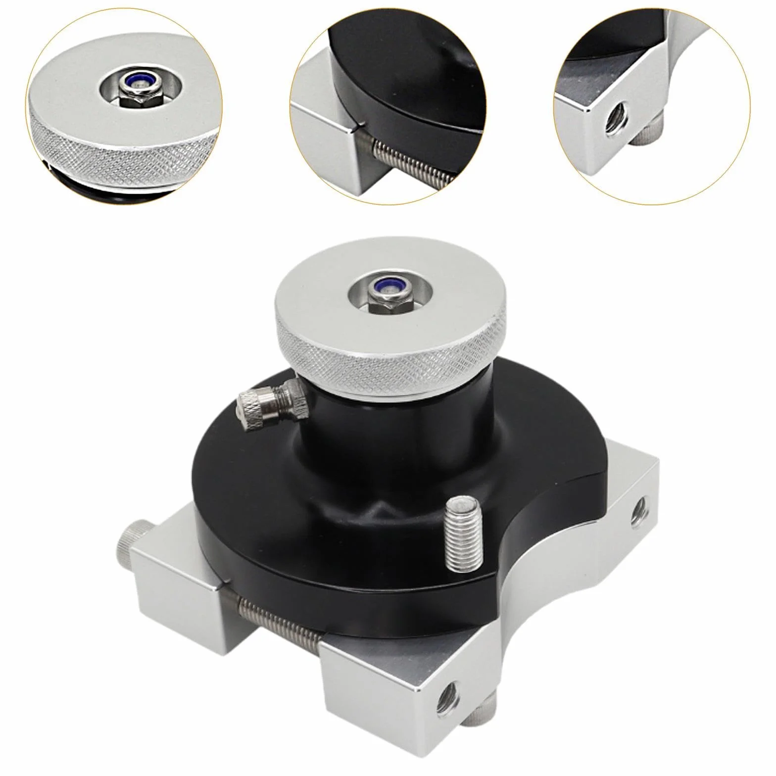 Accesorios para Herramientas de Carga de nitrógeno, fácil instalación, Herramienta Profesional de llenado de nitrógeno para Amortiguador WP, Negro