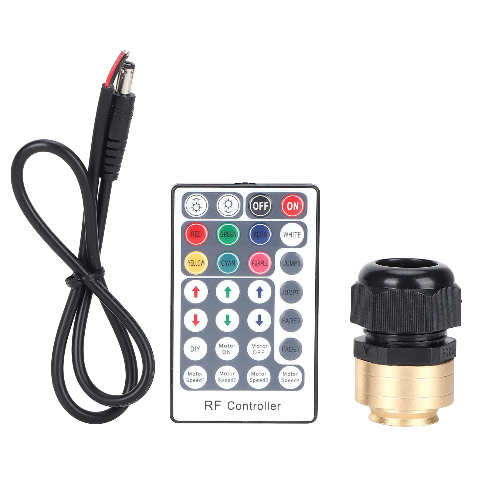 Akozon Motor de Luz Led de 16W, Iluminación de Fibra óptica de Techo Rgbw para Decoración del ar y el Coche, Ac85-265V Motor de Luz Led de 16W