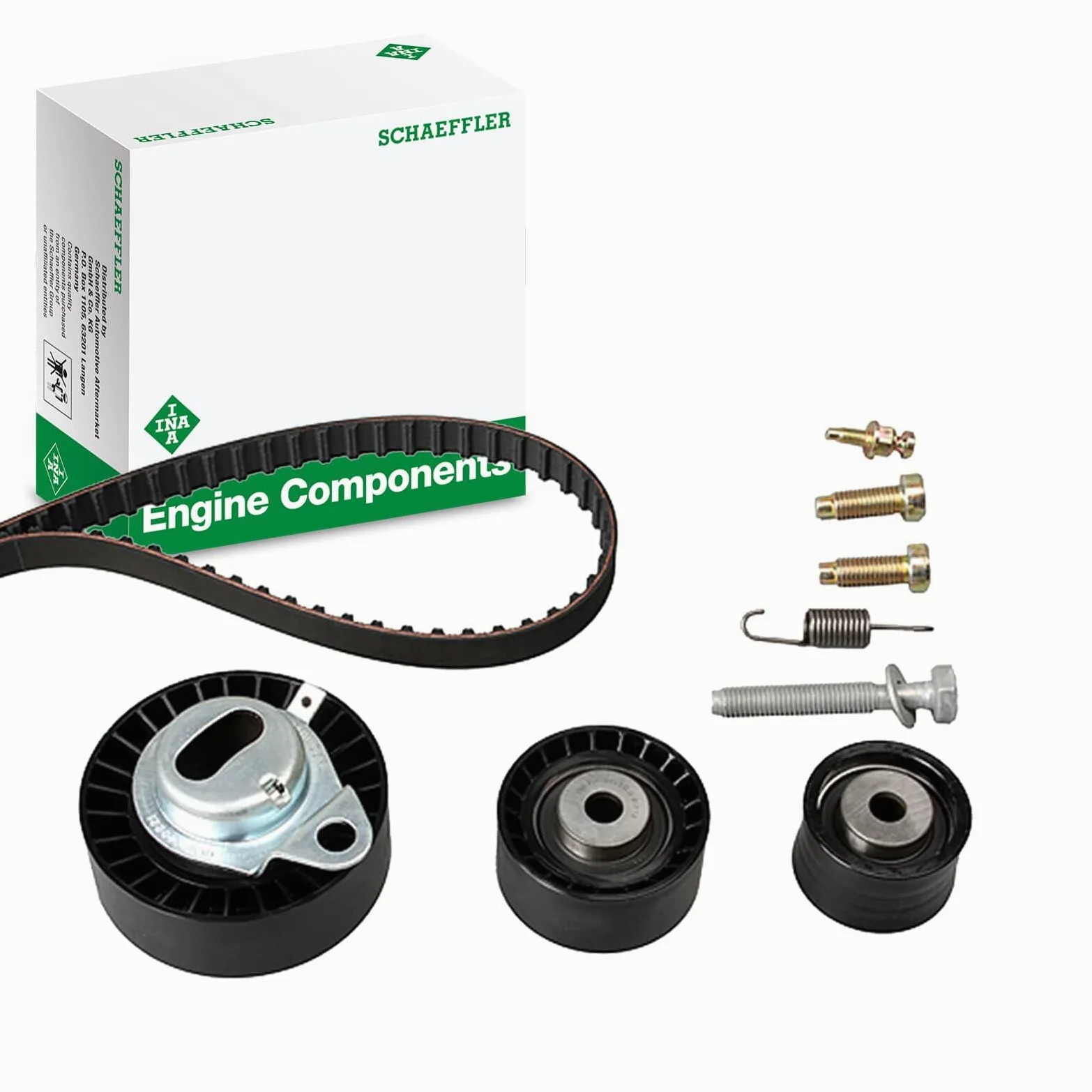 INA Kit de correa de distribución 530 0102 10 30mm Compatible con FORD Escort Mk5 Hatchback GAL MONDEO II BAP Escort Mk6 Hatchback GAL, AAL, ABL Mondeo Mk2 Familiar BNP Escort Mk5 Hatchback AAL, ABL
