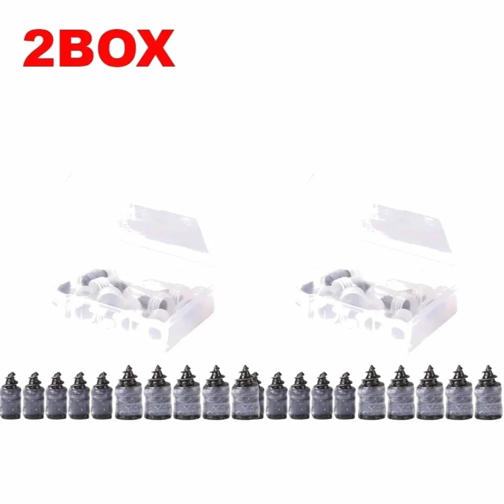 Reparación de neumáticos al vacío, clavos, tornillos for pinchazos, juego de montaje de motocicleta sin cámara(6BOX)