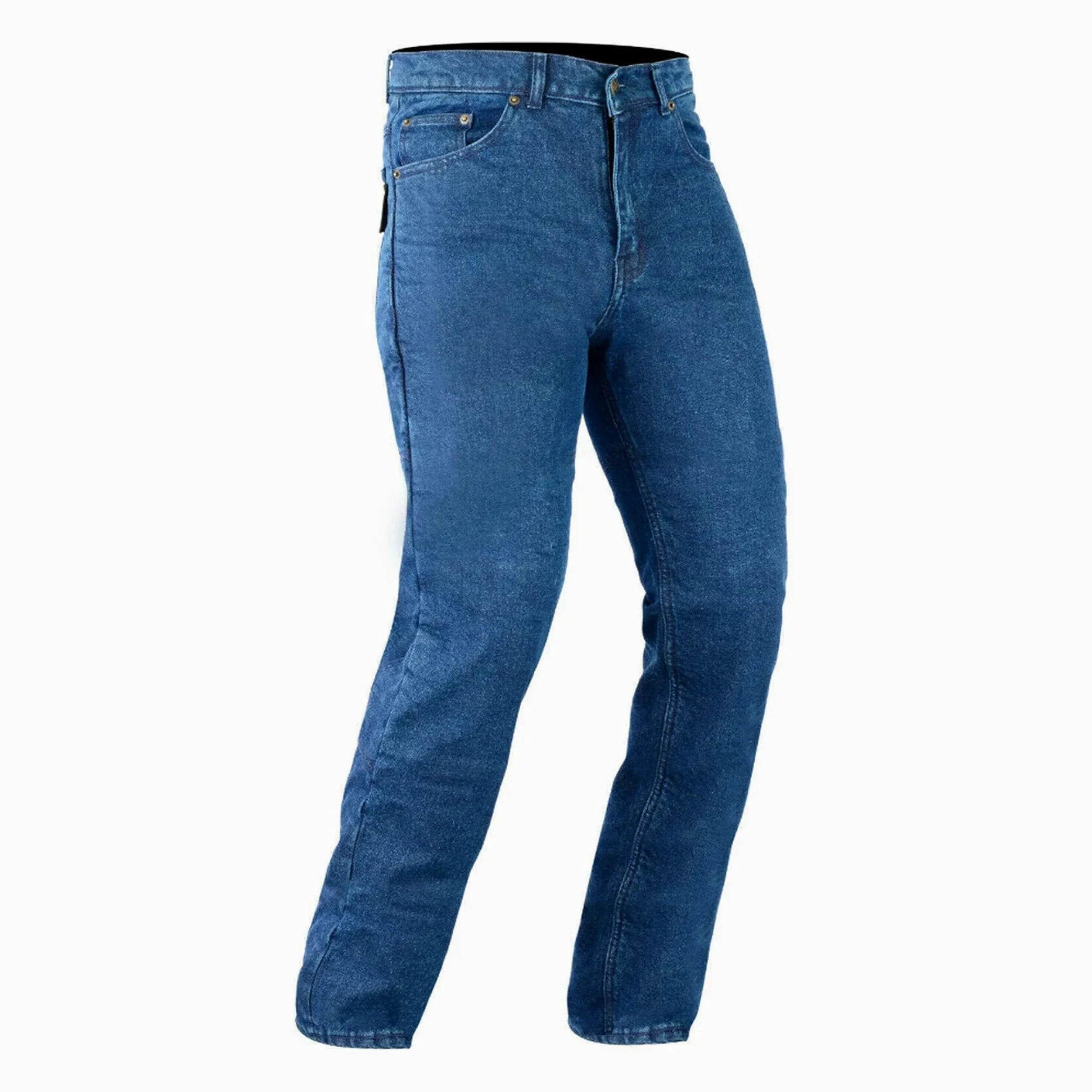 Bikers Gear Australia Pantalones vaqueros de corte clásico para motociclistas con armadura desmontable de fibra de aramida de Kevlar de DuPont