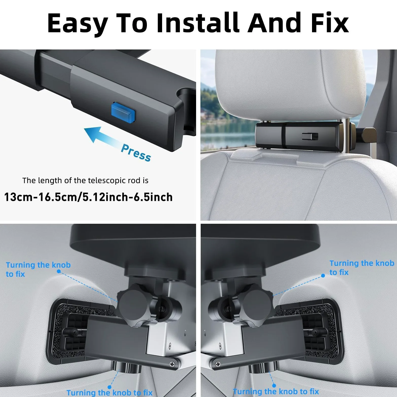 Mesa Para Portátil De Coche Soporte Antideslizante Para Comer Y | Bandeja De Viaje Para Comidas En El Coche Para Automóviles Sedán, Pickups, Vehículos,