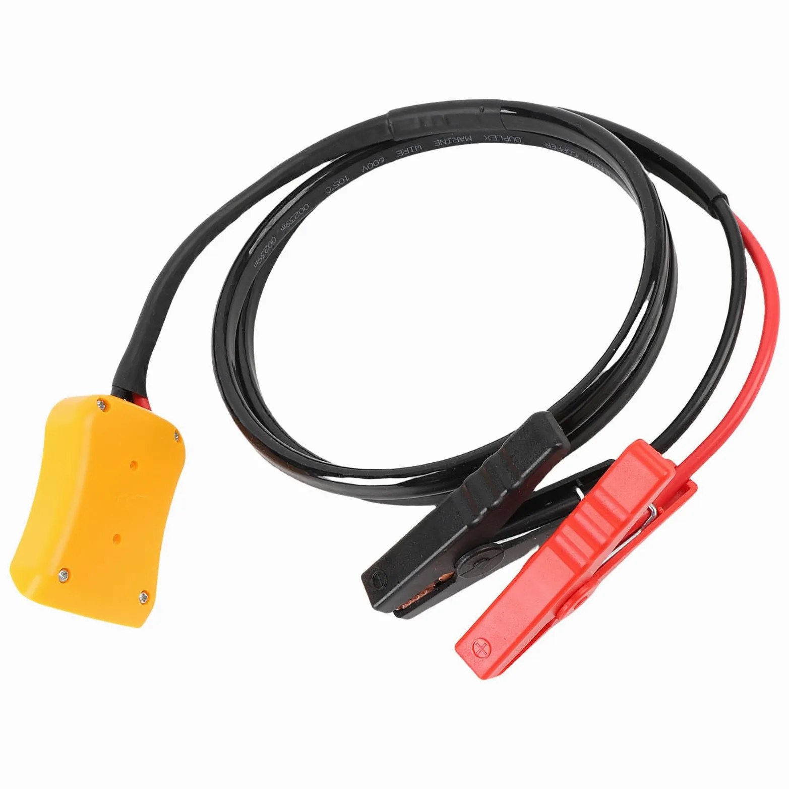 Cryfokt Cables de Puente con Adaptador para Batería de 20 V, Cable de Arranque de Batería Portátil de 6 Pies 8 AWG, Abrazaderas de Puente de, Ideal para Arranque de de Automóvil