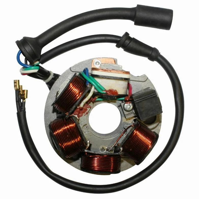 Estator bobina de encendido de motor para Piaggio Vespa 125 Scooter Ciclomotor 5 Polo