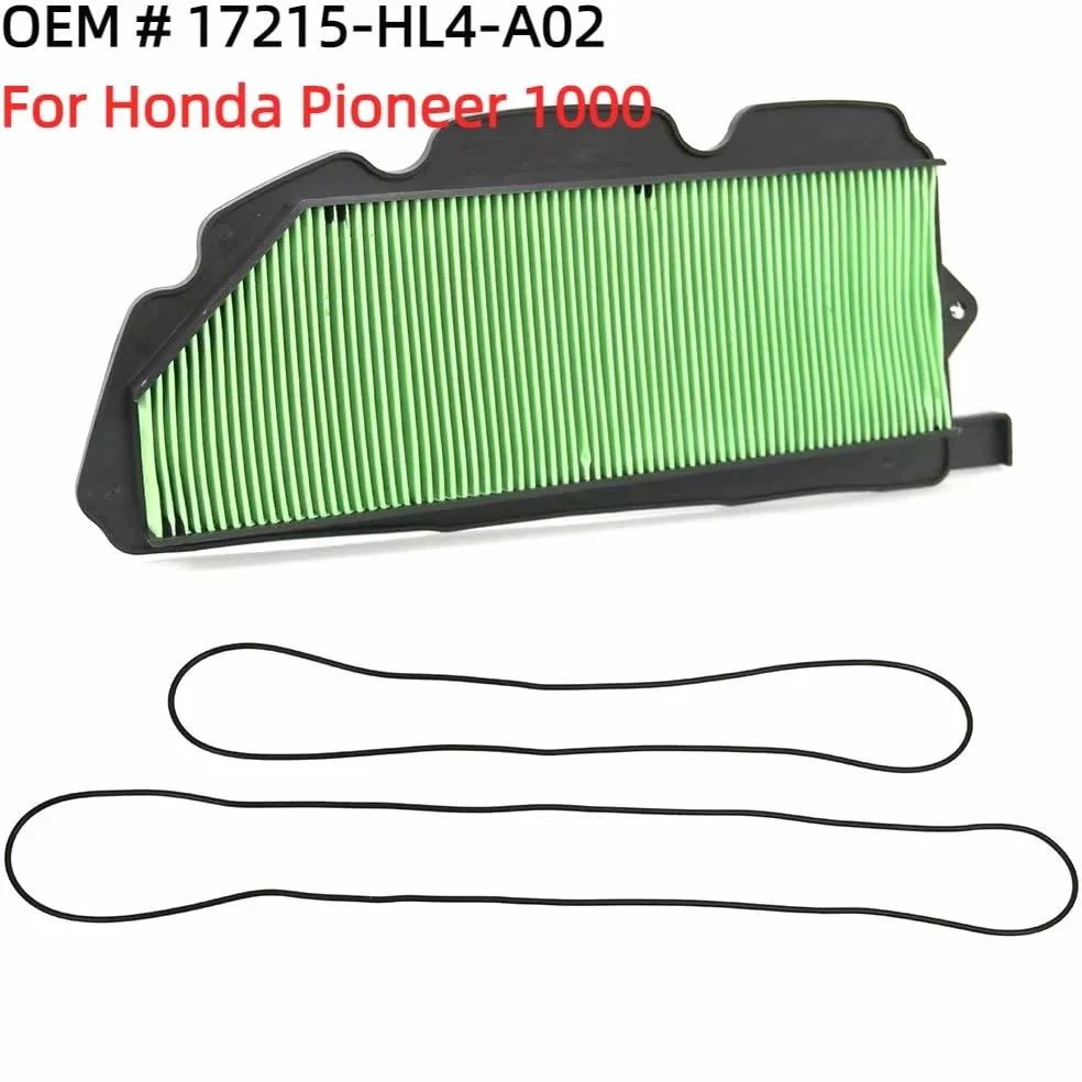 tapa filtro polen Ajuste para el juego de filtros de aire Pioneer 1000 OEM Element 17215-HL4-A02 2016-2021 tapa filtro