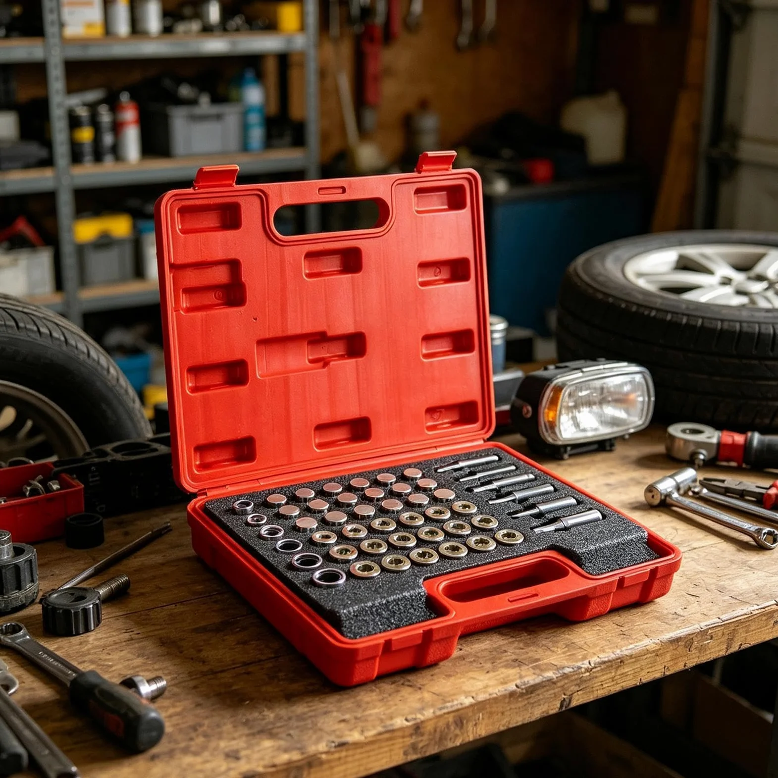 Kit Reparación Tapón 114 Piezas Herramientas Restauración Roscas Macho | Herramienta Para Tapón Motocicleta Mecánica Máquina Marino Carga Resistencia A