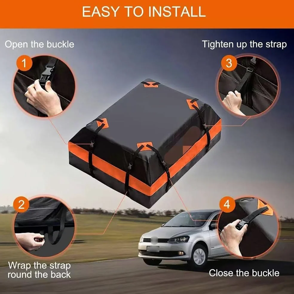 Bolsa de Techo de Coche, para VW Golf 6 GTI Golf 7 Golf 7 GTI Cofre de Techo Flexible Saco de Carga Impermeable Portaequipajes Viaje Bolsa Organizador