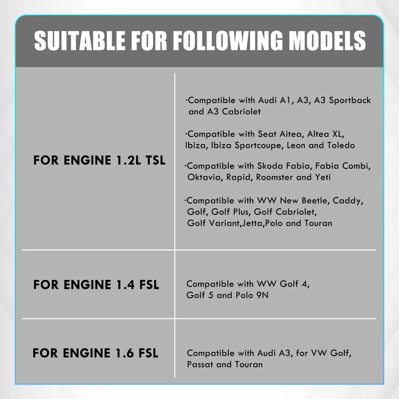 CCLIFE Kit de Herramienta de Cambio Cadena de Distribución Compatible con VAG Audi Seat Skoda 1.2 1.4 1.6 FSI TFSI, con Soporte para Comparador de Cuadrante