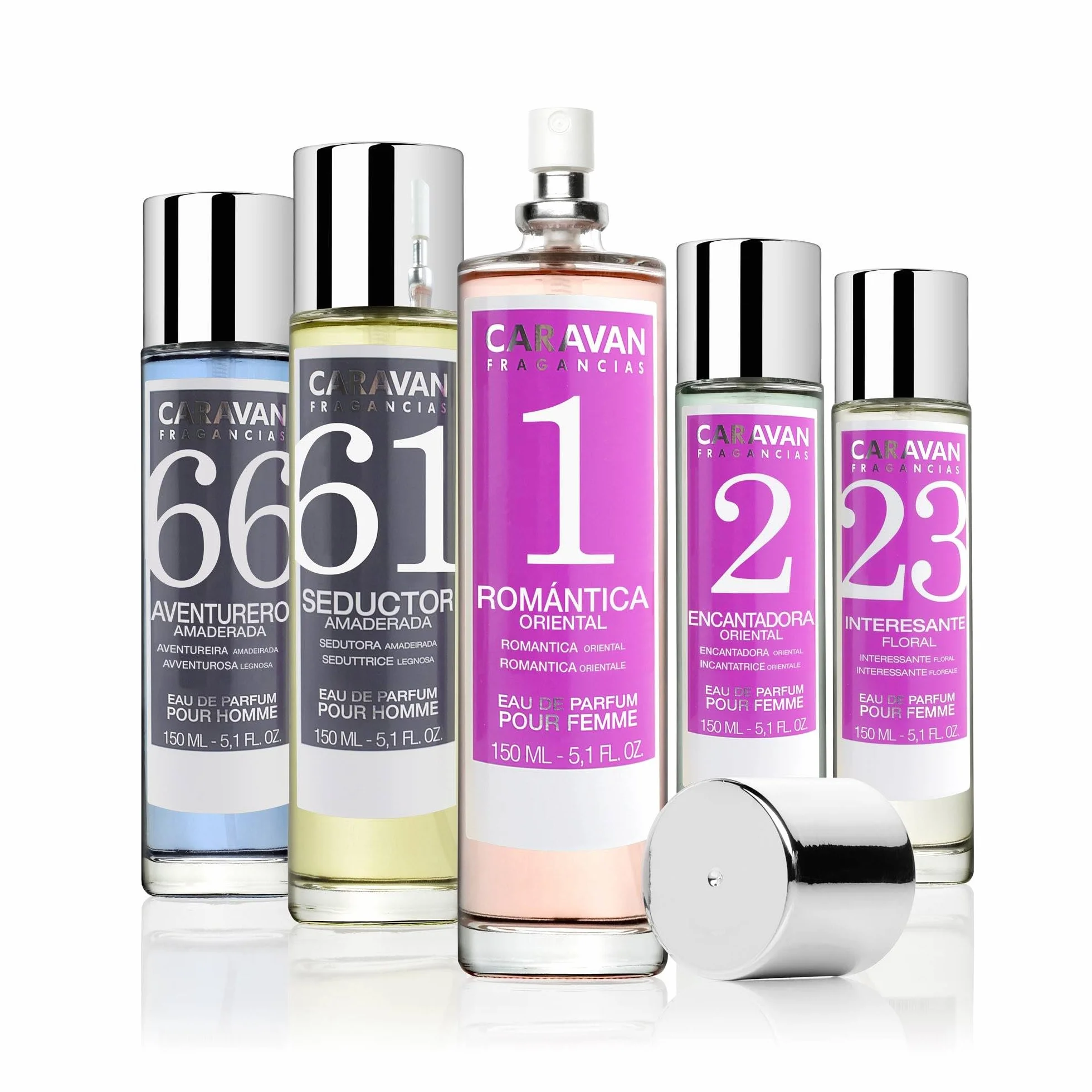 CARAVAN FRAGANCIAS Caja de Regalo 2 Perfumes Nº50 150 ml Mujer