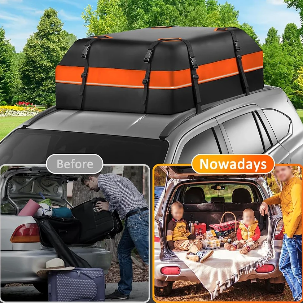 Bolsa de Techo de Coche, para VW Golf 6 GTI Golf 7 Golf 7 GTI Cofre de Techo Flexible Saco de Carga Impermeable Portaequipajes Viaje Bolsa Organizador