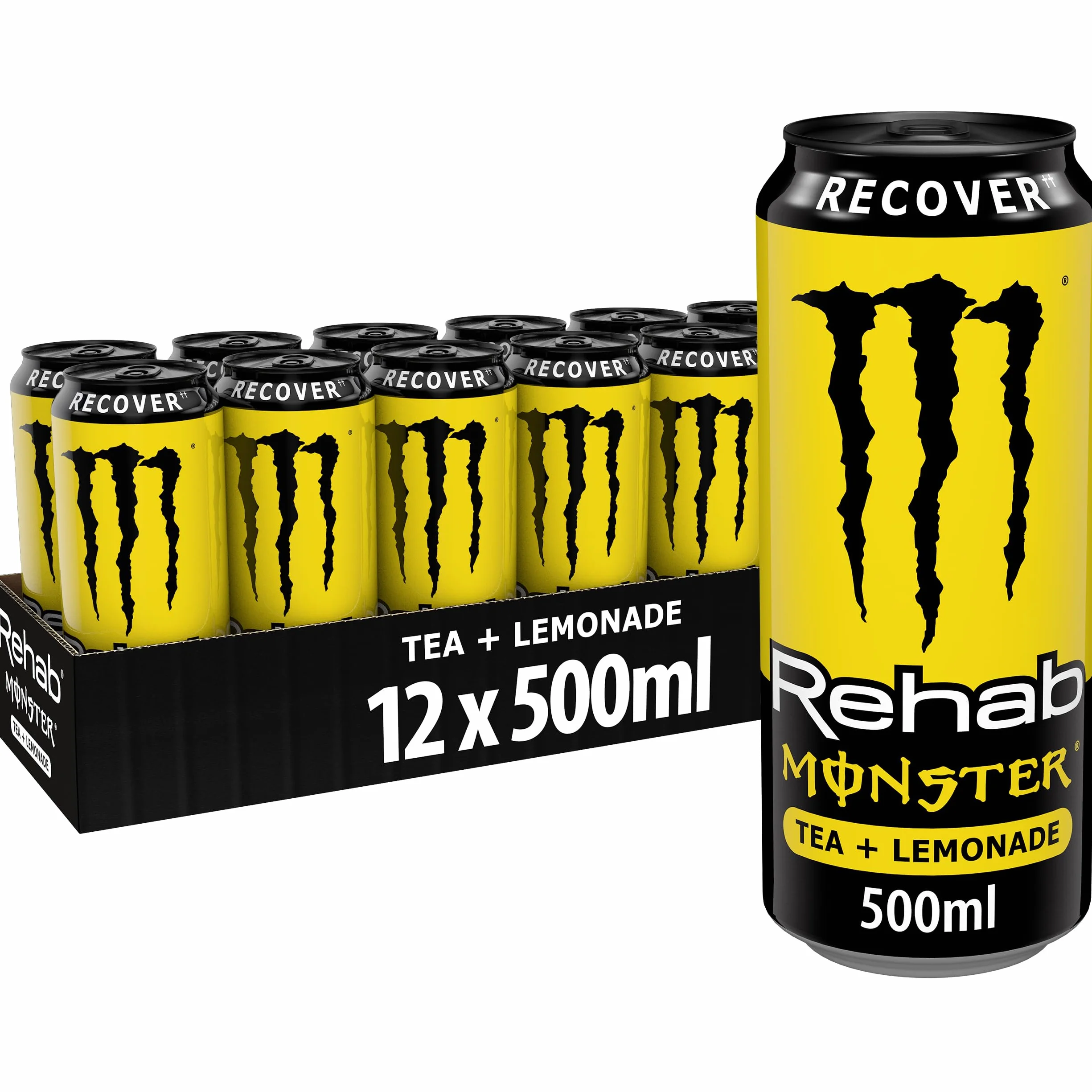 Monster Rehab Lemonade Bebida Energética Pack 12 Latas 500ml