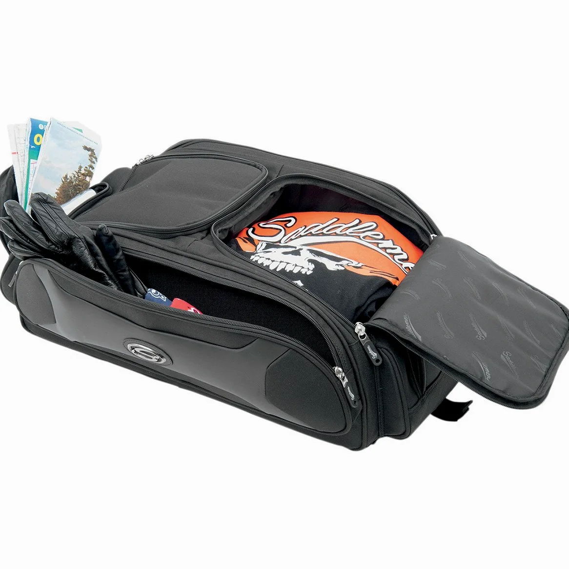 Saddlemen 3515-0140 Bolsa Deportiva para Maletero y Rack, Color Negro, 15.7 Pulgadas de Ancho x 14 de Alto x 9.5 de Profundidad