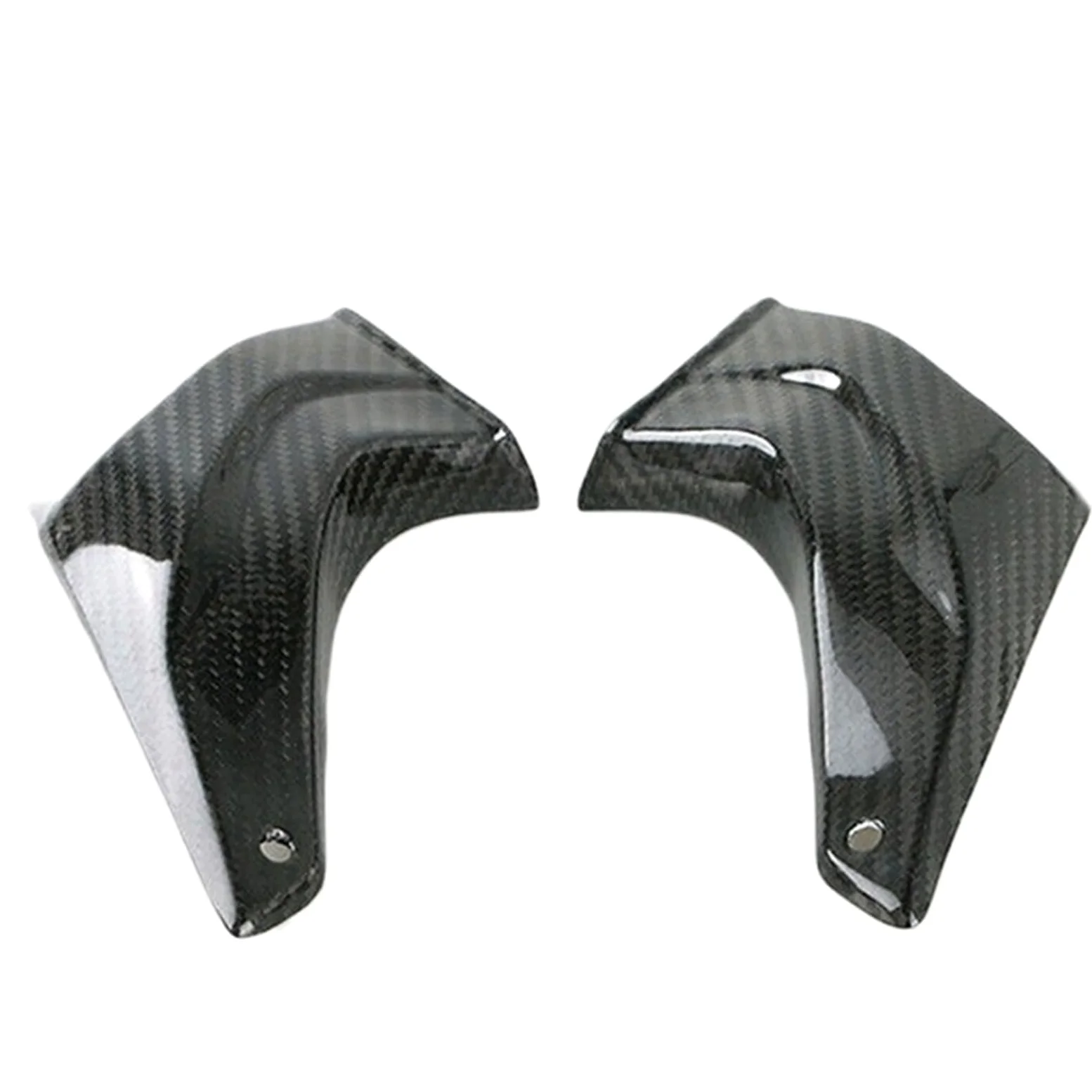 Compatible con Conducto De Refrigeración De Pinza Yamaha R1. | Aspecto de fibra de carbono, estructura duradera, se vende por par for instalación directa.