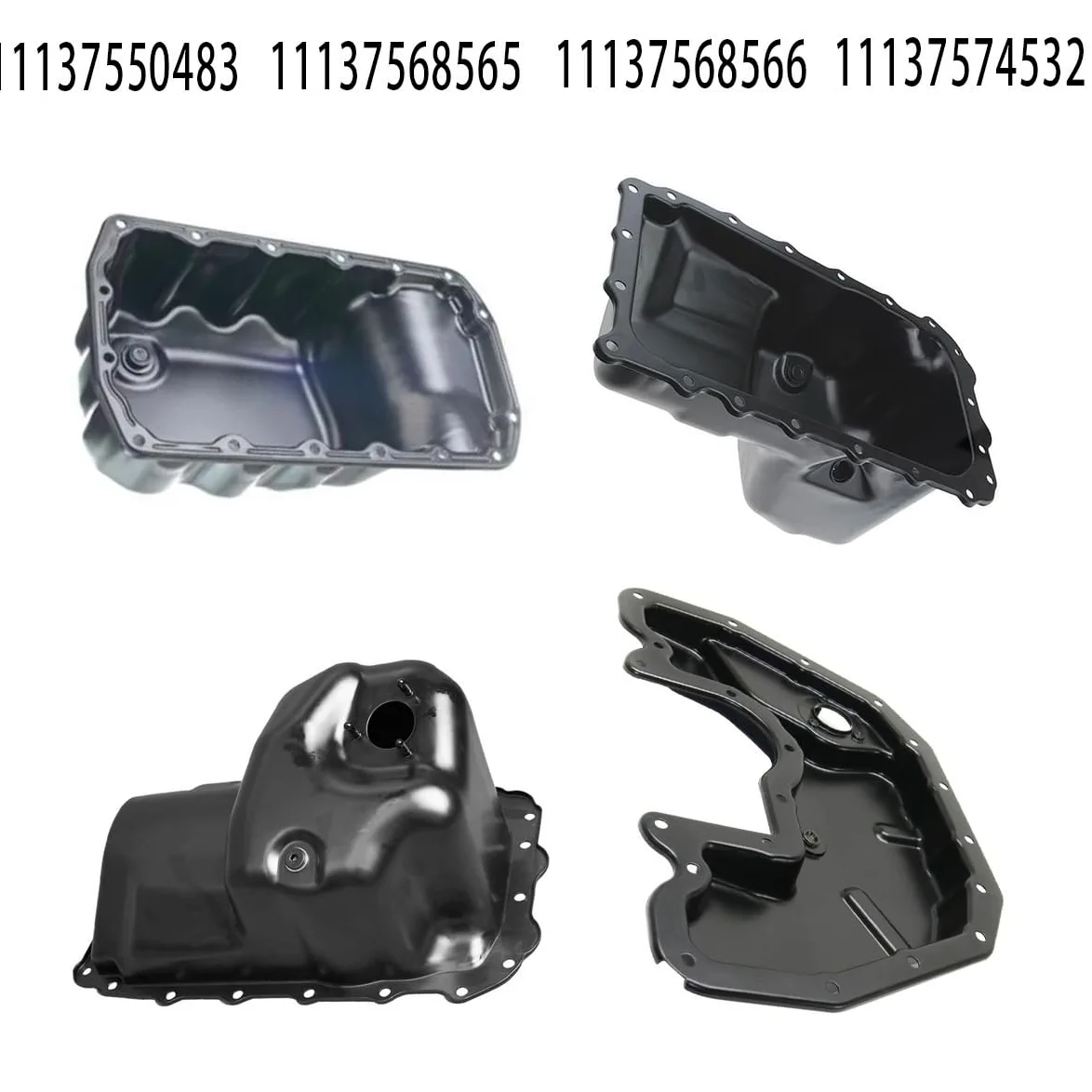 transmisión automática Cárter Para Cooper R56 R55 R57 R60 R61 1.6L N12 N14 N16 N18 Cárter de aceite | 11137550483 Cárter de aceite del motor de plástico