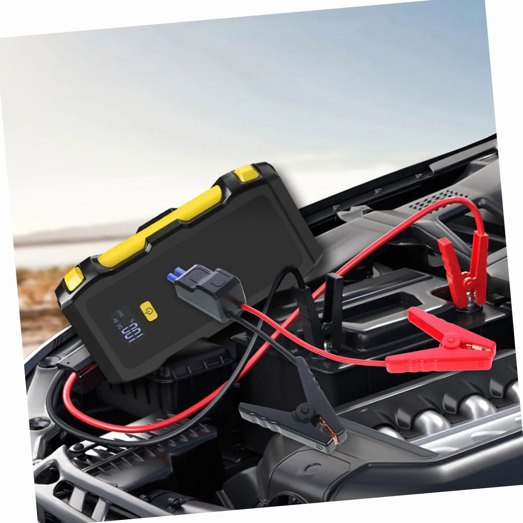 Mobestech 5piezas Cables De Arranque Para Coche Inteligentes De Cable De Emergencia Portátil Compatible Voltaje Para Situaciones Críticas