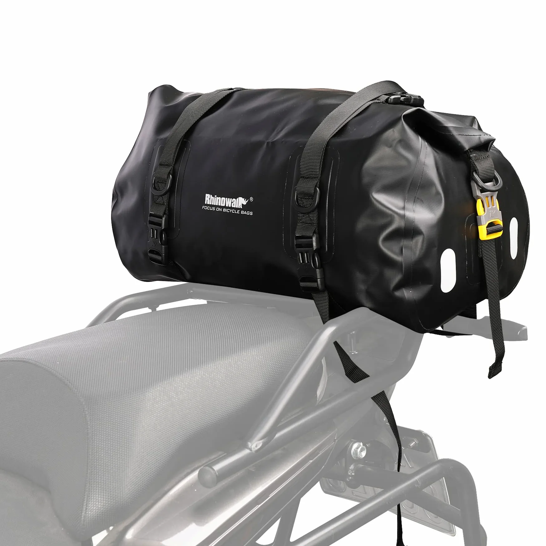 Rhinowalk Bolsa de Asiento Impermeable para Motocicleta 20/45/65 L Viaje Trasero