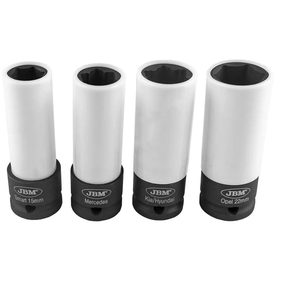 Set DE 4 Vasos DE Impacto para Llantas DE ALEACIÓN - 1/2" - 53587