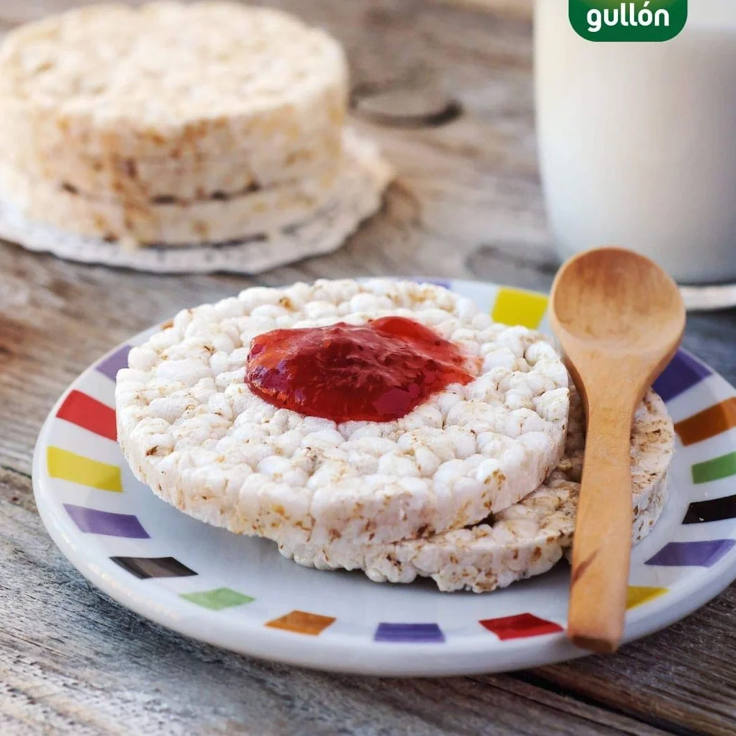 Gullón Tortitas de Arroz Integral Vitalday 920 g Pack de 8