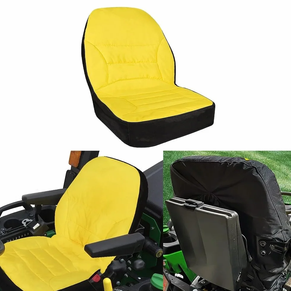 Funda de asiento de tractor LP68694 para tela Oxford 1025R y 2025R 300D, ajuste cómodo para reposabrazos, fácil reemplazo, mejora la comodidad