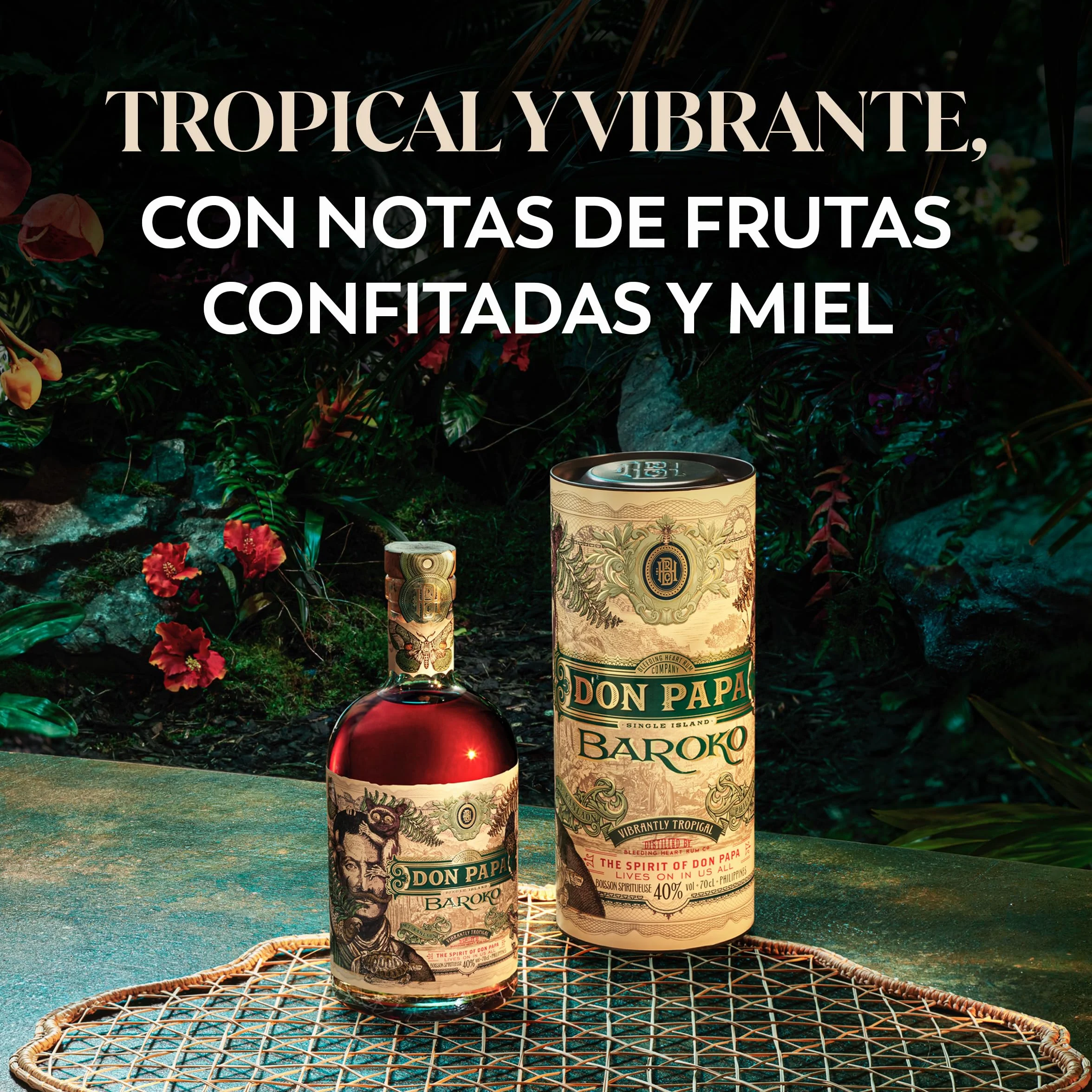 Don Papa Baroko Ron Infusionado 700 ml 40% vol Filipinas