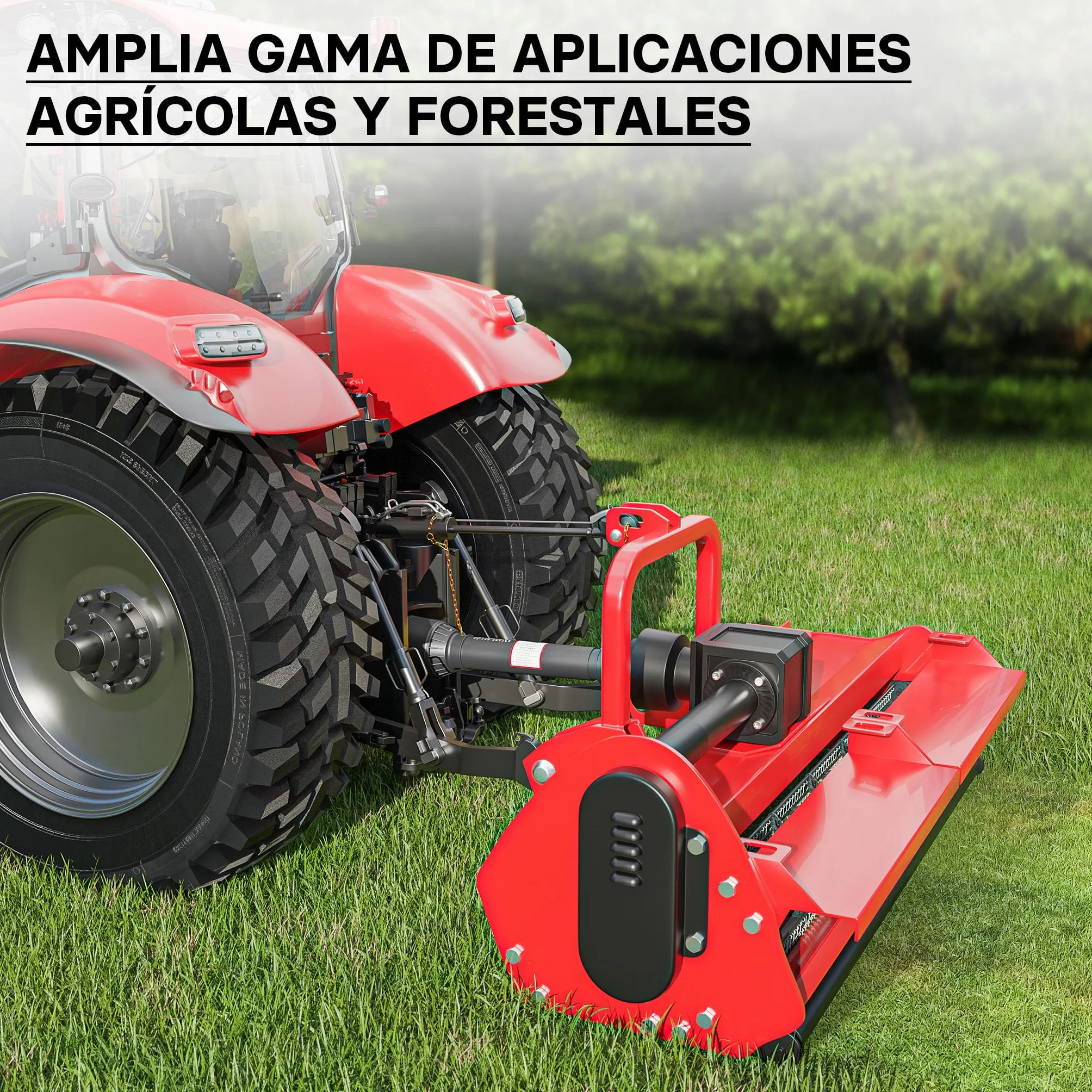 WilTec Toma de Fuerza T2 Eje transmisión cardán 740-960mm 270Nm 540rpm PTO 23KW (31CV) 2X 1 3/8" 6 Dientes