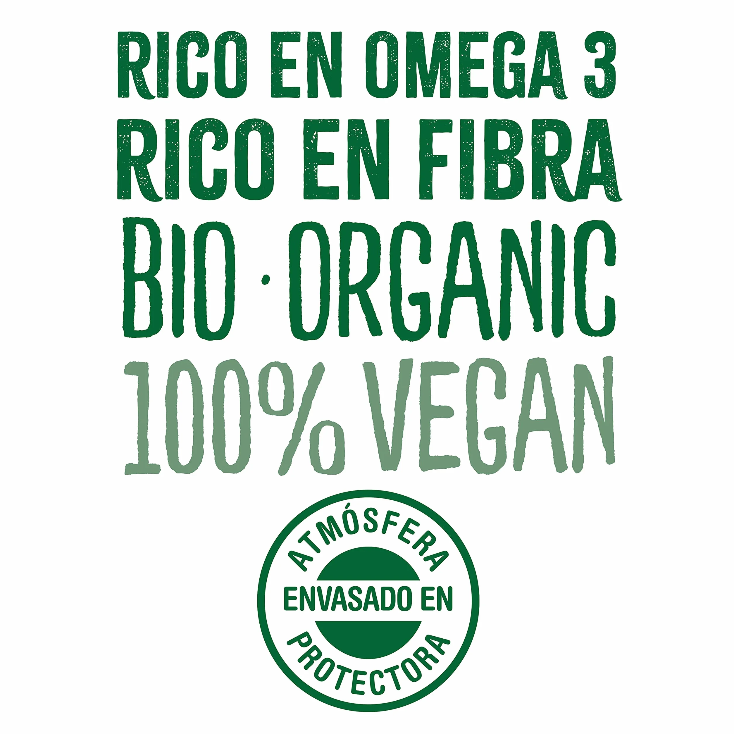 NaturGreen Semillas de Lino Cáñamo Calabaza y Chía Molidas en Frío Omega 3 Ecológico 225 g