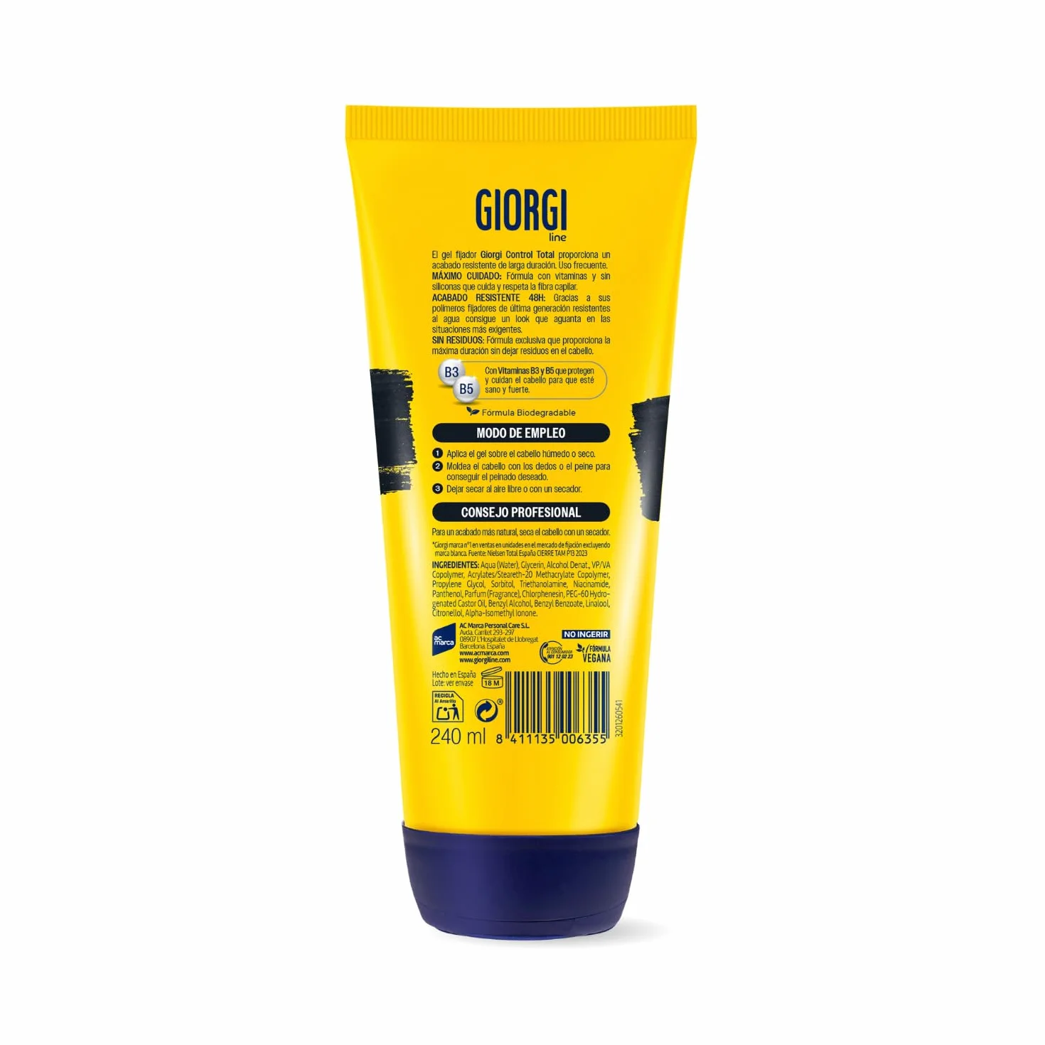 Giorgi Line Gomina Control Total Fijación 48h 240ml