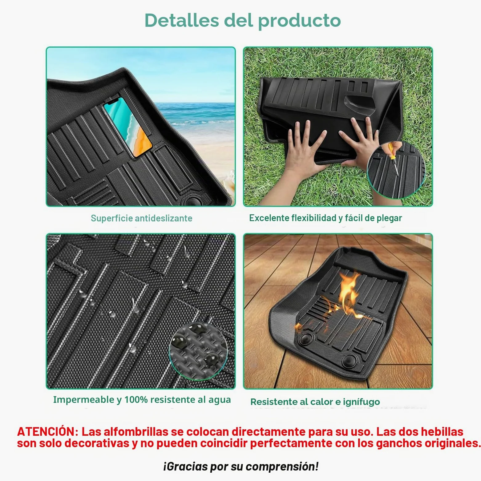 GAFAT Nuevo Suzuki Jimny 2021-2024 2025 JB64/JB74 (Manual) Alfombrillas Delanteras, Jimny 2023 Alfombrillas de Goma TPE para Todo de Clima, Originale 3D Escaneo Borde Alto, Suzuki Jimny Accesorios
