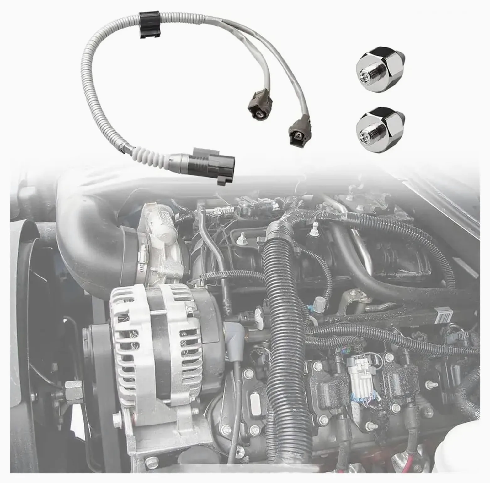 Arnés de cableado del Sensor de detonación del Motor, arnés inalámbrico para Sensor de detonación del Motor, Compatible con Toyota, Avalon, Camry, Solara, Sienna, ES300 y RX300.