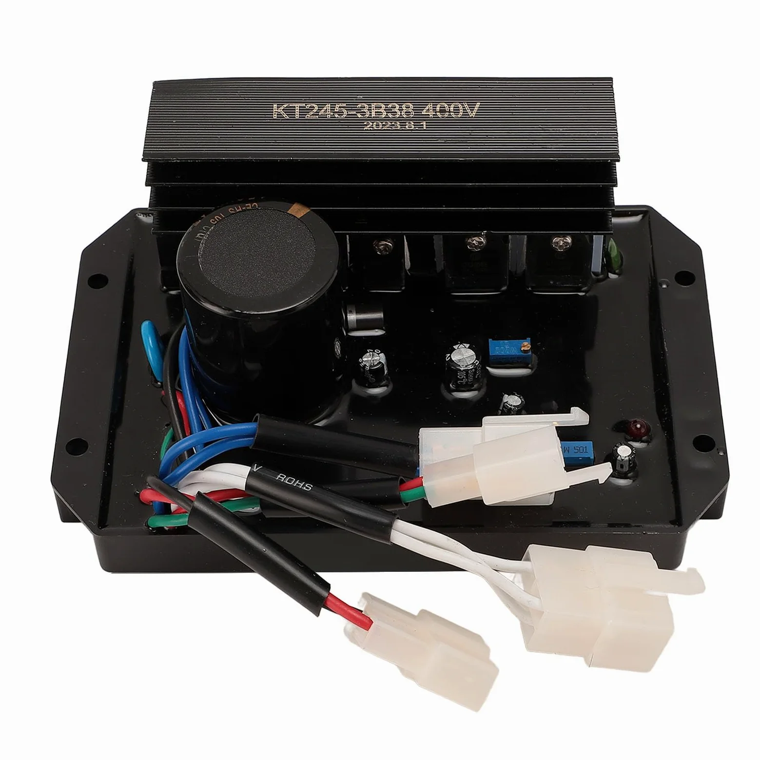 TOPINCN Controlador Regulador de Voltaje Generador de Gasolina Regulador de Voltaje Automático Estabilizador Monofásico Accesorios de Generador