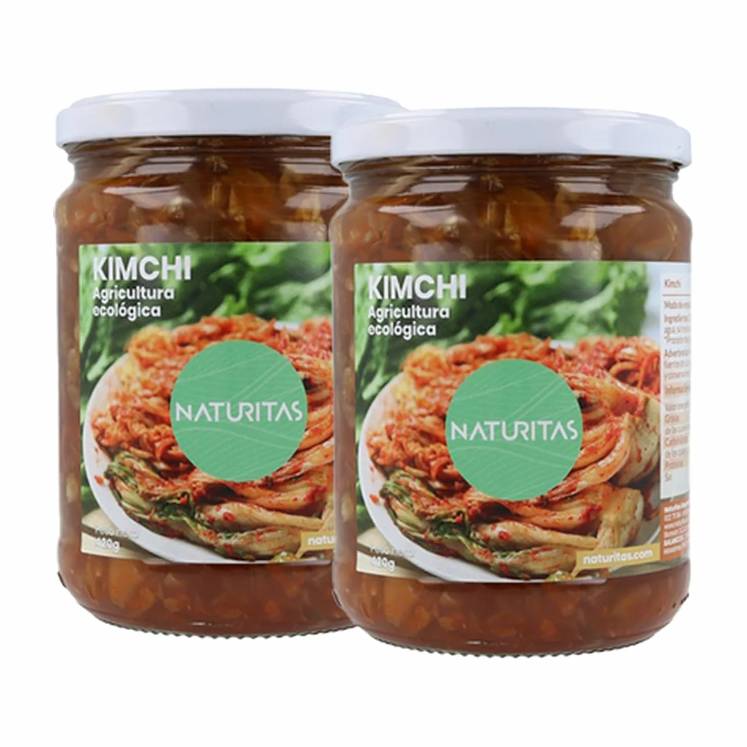 Naturitas Essentials Pack Kimchi Bio 2x420g Cabbage Kimchi Conservas