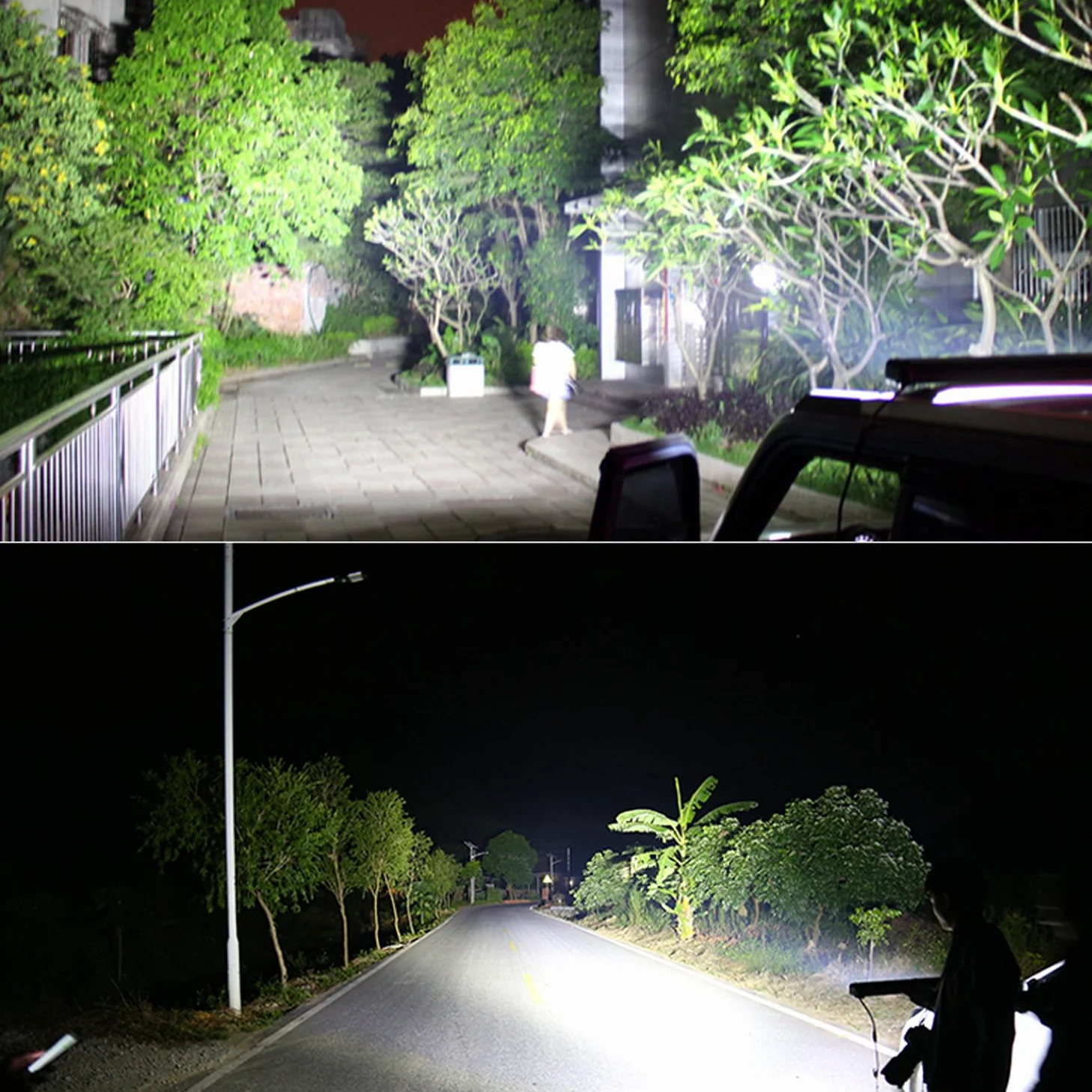 AUXTINGS 42 Pulgada 540W LED Barra de luz 7D Foco de inundación de Haz Combo Impermeable Doble Fila LED Luces de Buceo de Trabajo para Todoterreno vehículo