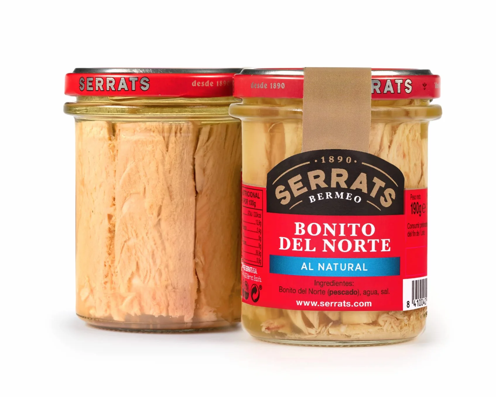 Conservas Serrats Bonito Del Norte al Natural 190g