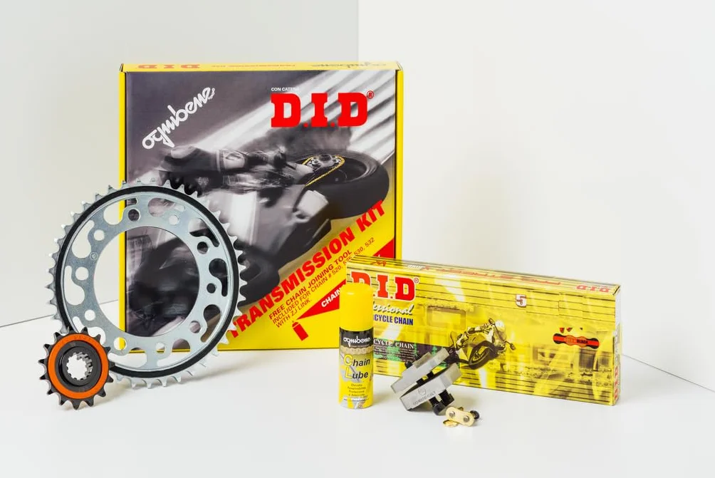 E-BIKERS/DID Kit de transmisión de cadena corona piñones compatible con YAMAHA FZ6 FZ6 2 FAZER 2004/2009