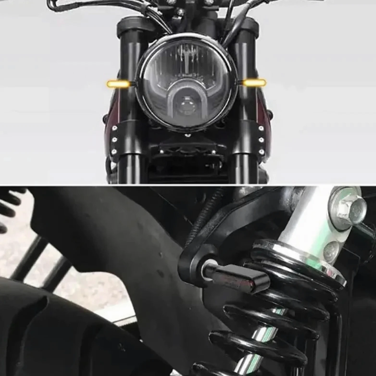 Luces de señalización Luz De Señal Giro Motocicleta | Luz de señal de giro para motocicleta, lámpara intermitente con indicador intermitente de Moto de 12V(3 LED and 6 LED)