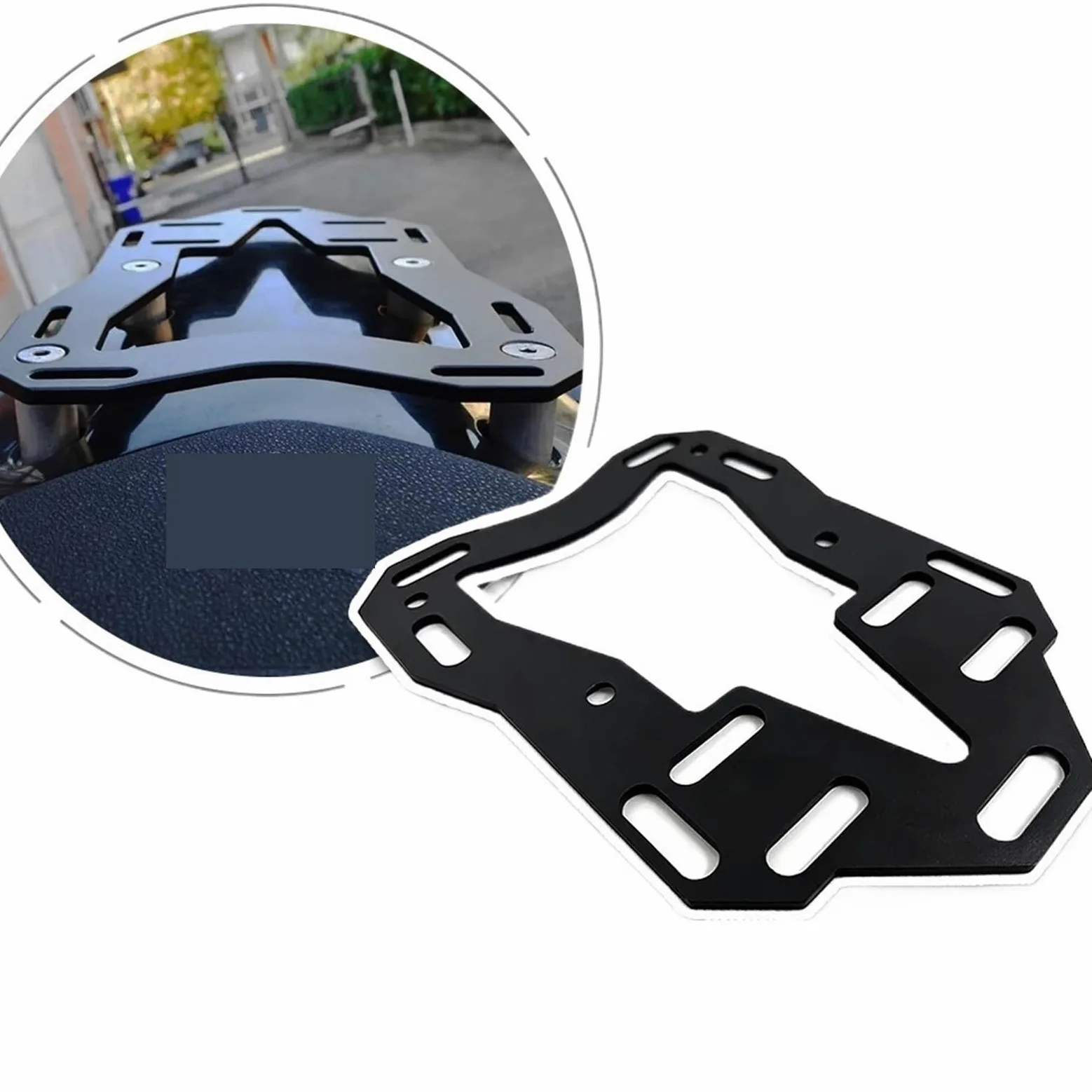 Moto Portaequipajes Trasero Compatible con Hus&qvarna Norden 901 Equipaje Trasero de ampliación Bastidor