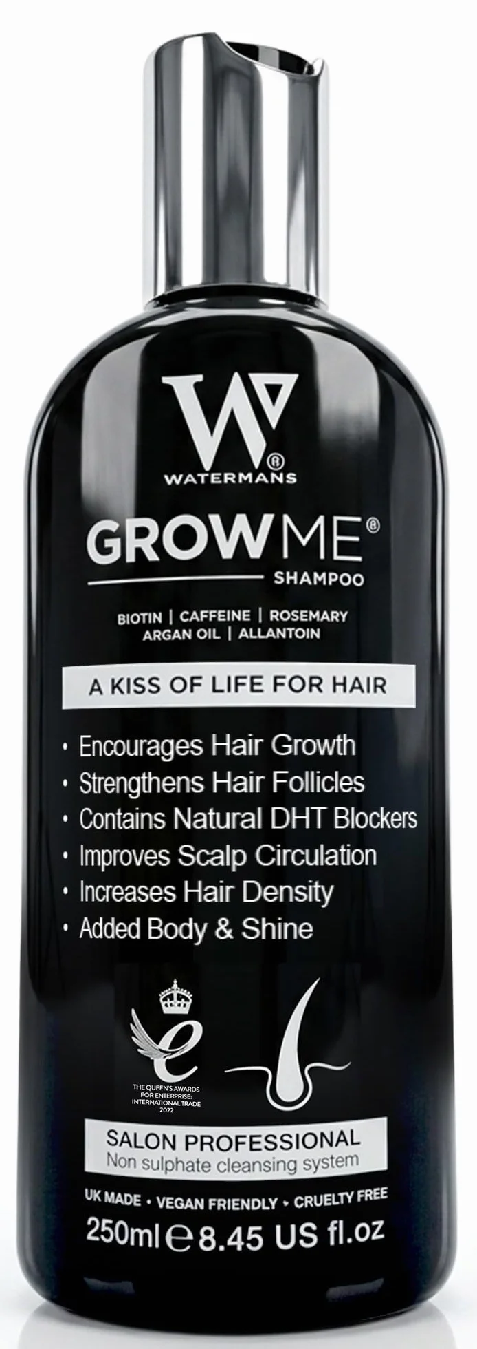 Watermans Champú Crecimiento Cabello Anti-Caída 250ml