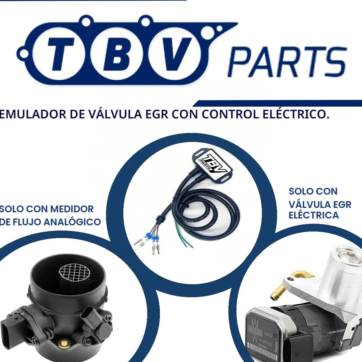 Emulador Valvula EGR Electrica WAHLER 7353D Válvula EGR A6461400460 Compatible con Motores 200/220/ 270/400 CDI 6461400860 A6461400460 7.24809.37.0