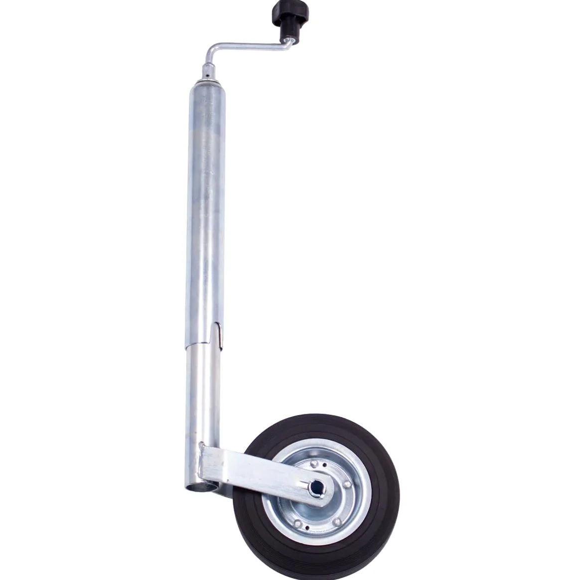 Rueda de apoyo 48 mm 150 kg 200 x 50 mm goma maciza llanta de acero