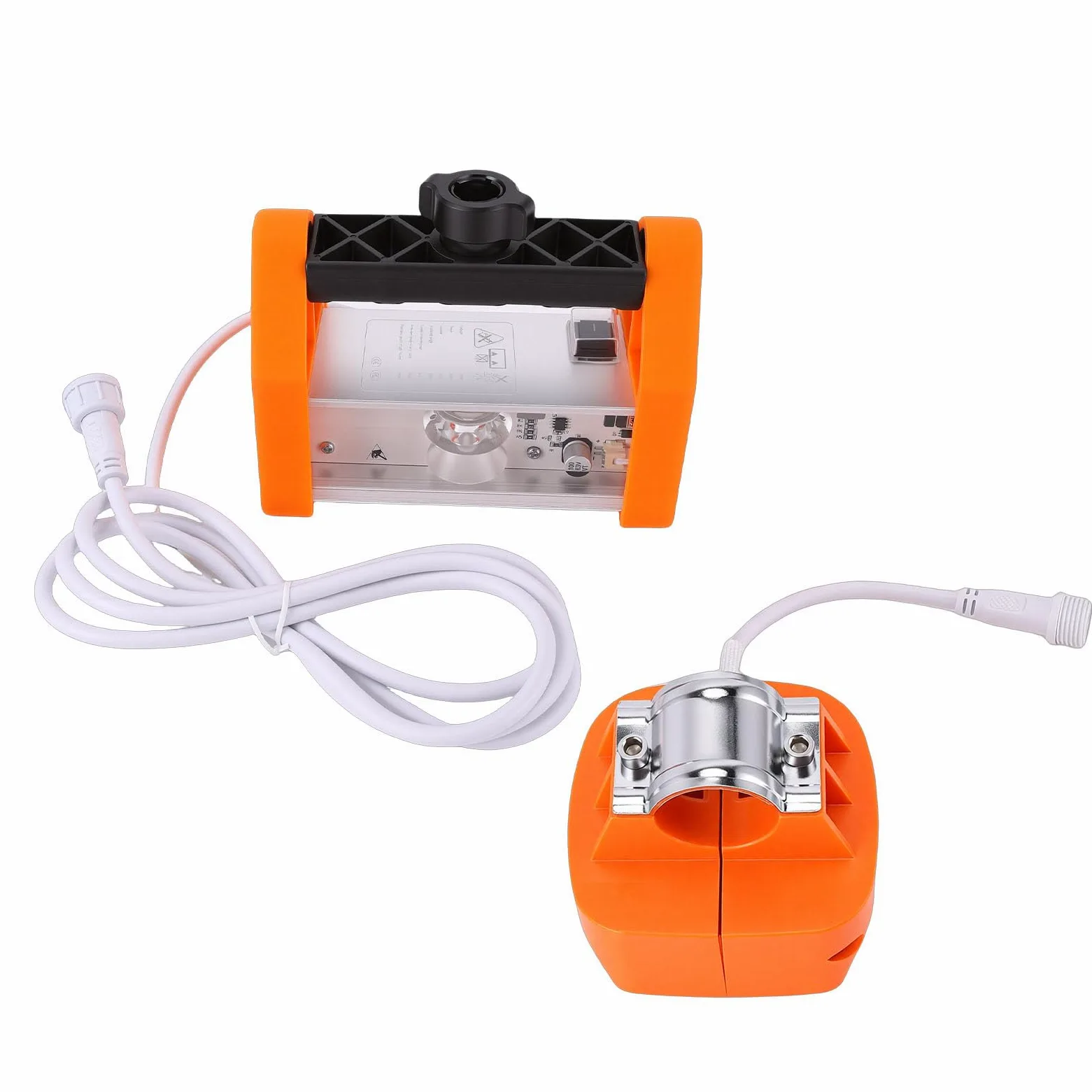 Hyuduo Luz de Inspección de Pared LED Lámpara de Inspección de Pintura de Pared de Silicona ABS 15W 1500LM Brillo Ajustable Haz de 120x5 para Profesionales de Pulido de Pintura de Acabado de Paneles