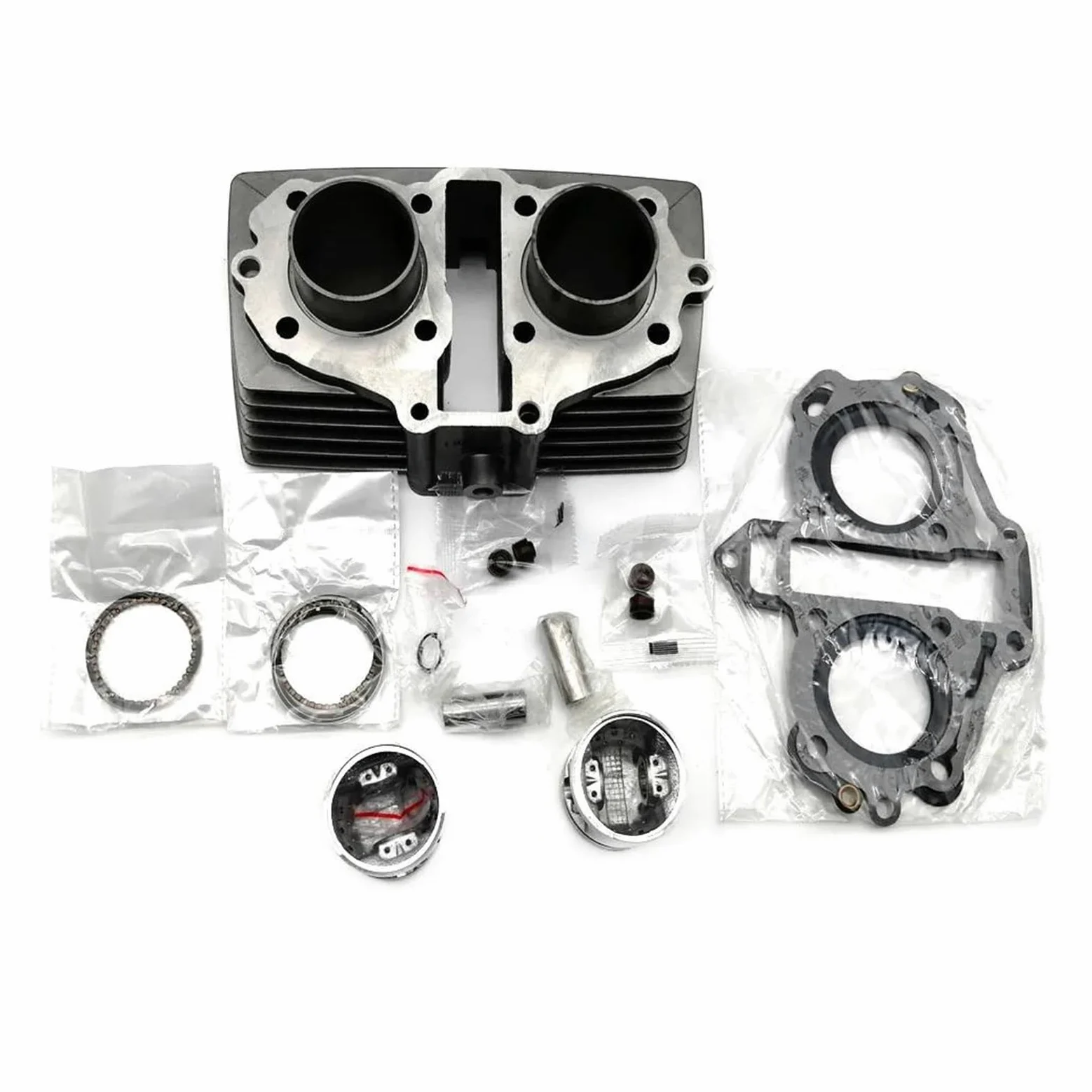Kit De Cilindro Motor 44 Mm con Juego Aros Pistón para Motocicletas para CB125 T Twin CB125T CBT125