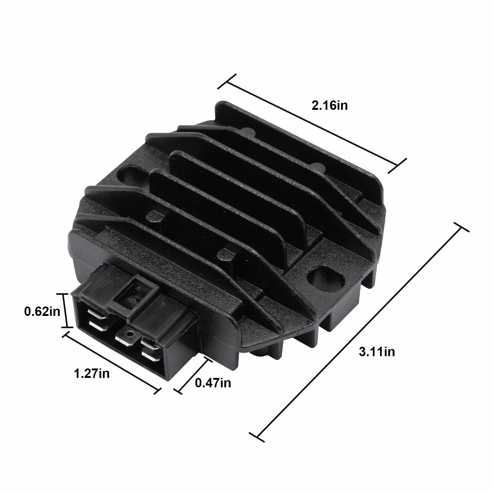 Regulador Corriente Moto compatible con SR50 Moijto Runner NRG Vespa Skipper Majesty SH640D-12 Rectificador regulador