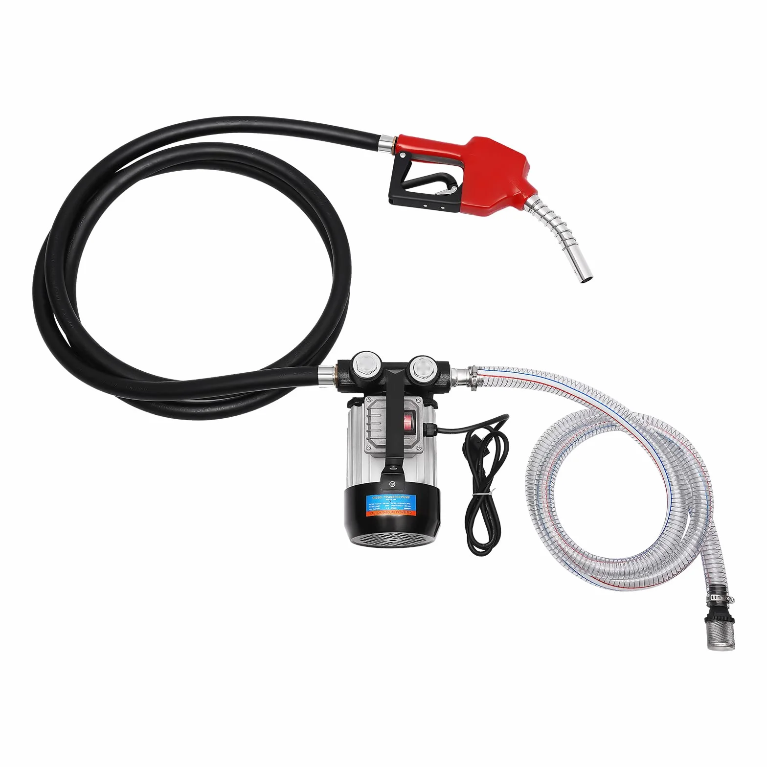 Bomba diésel autocebante, 230 V, 550 W, bomba de aceite de calefacción orgánica, bomba de aceite autocebante, pistola automática de 60 l/min con contador (230 V, 60 L/min550 W)