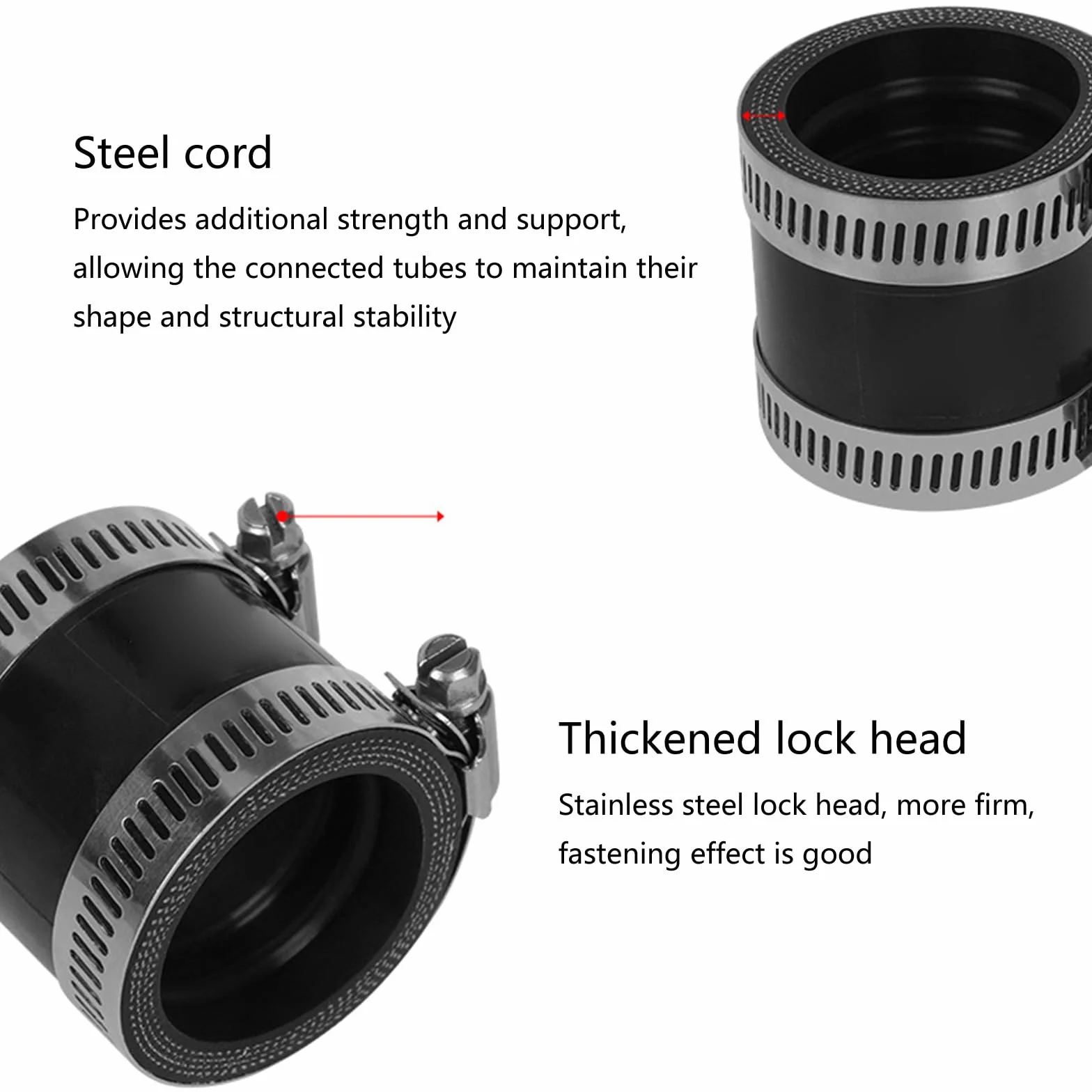 Adaptador de goma para carburador de motocicleta de 38 mm, accesorio de carburador de entrada para tubo de admisión de goma