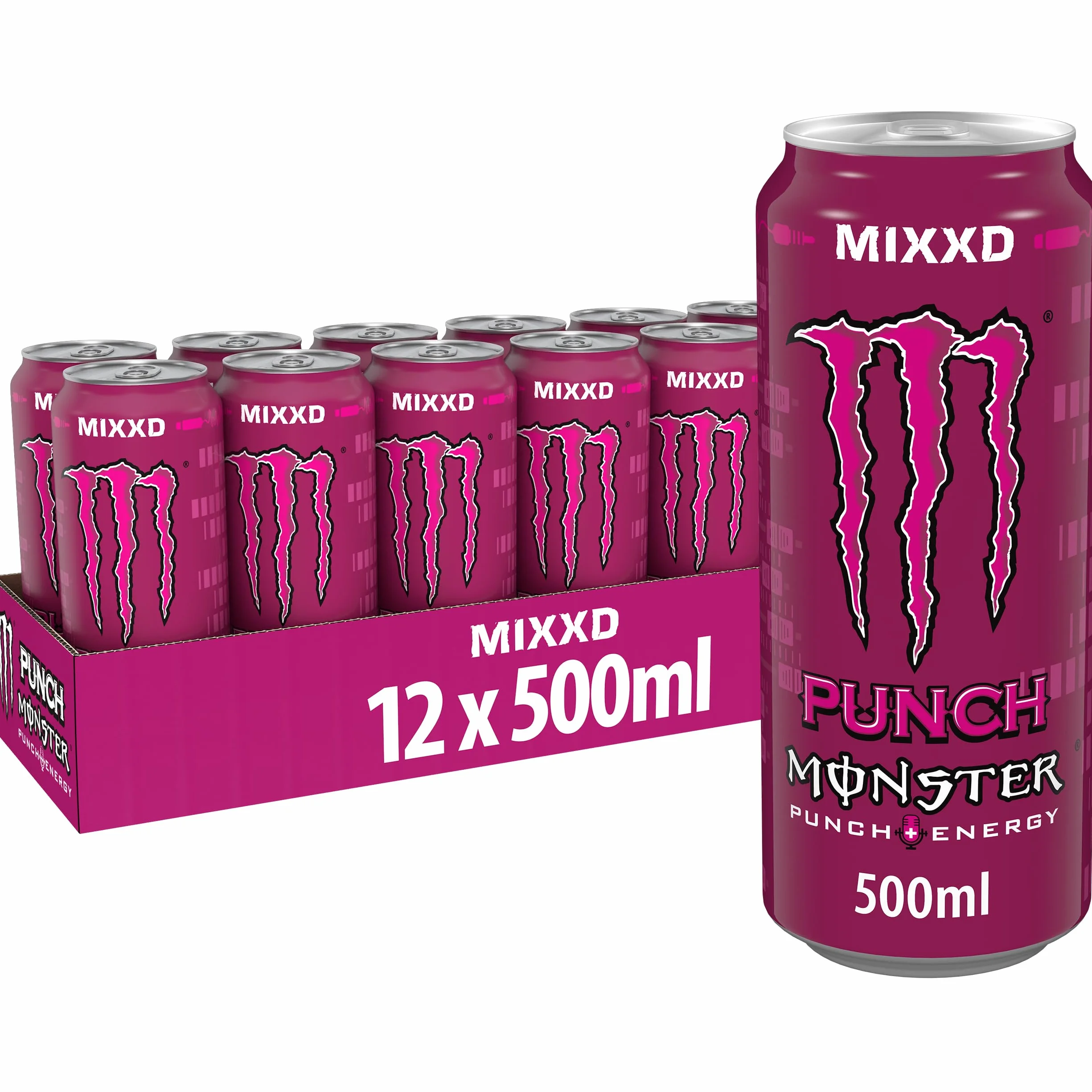 Monster Energy MIXXD Punch Bebida Energética Pack 12 x 500 ml