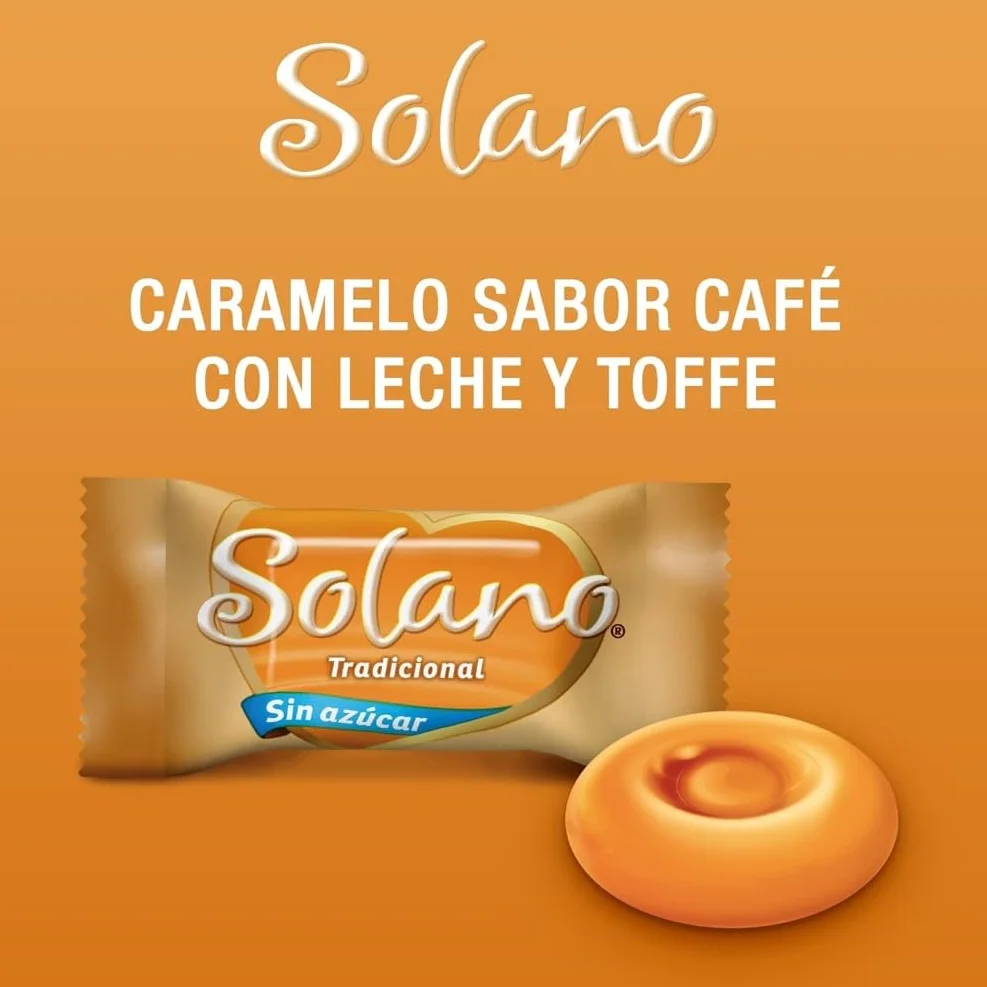 Solano Caramelo Cremoso Sabor Tradicional Sin Azúcar 1kg