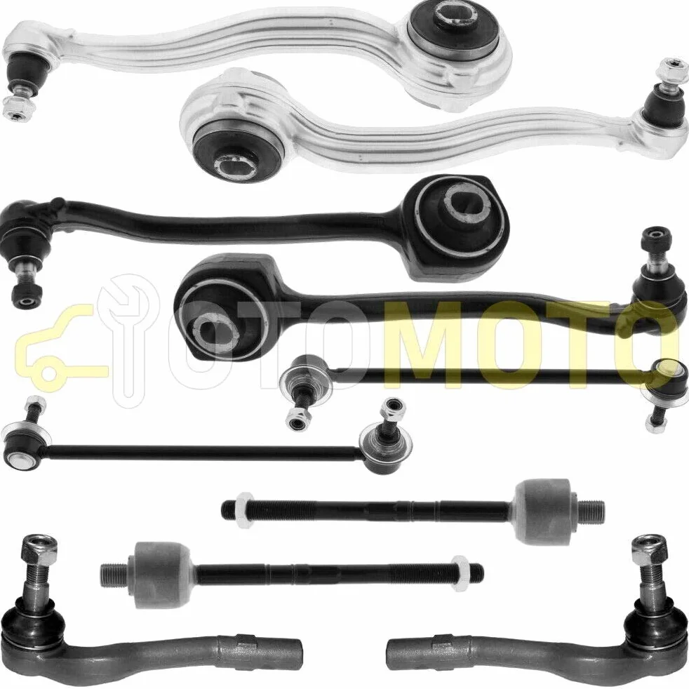 Kit brazo de suspensión delante compatible con MERCEDES CLASSE C W203 S203 compuesto por 10 autopartes