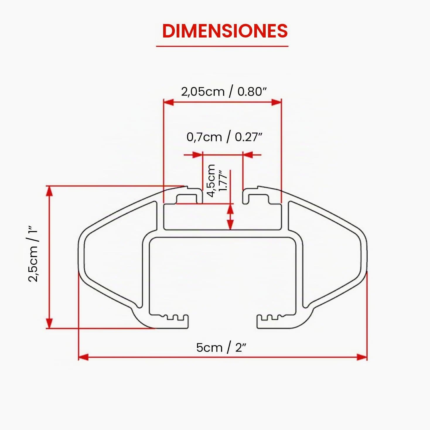 OMAC Barras de Techo Aluminio TÜV geprüft para Renault Espace 2023-2026 – para Barras Integradas – T Nut – MAX 100 kg – 2 Schlösser Plata