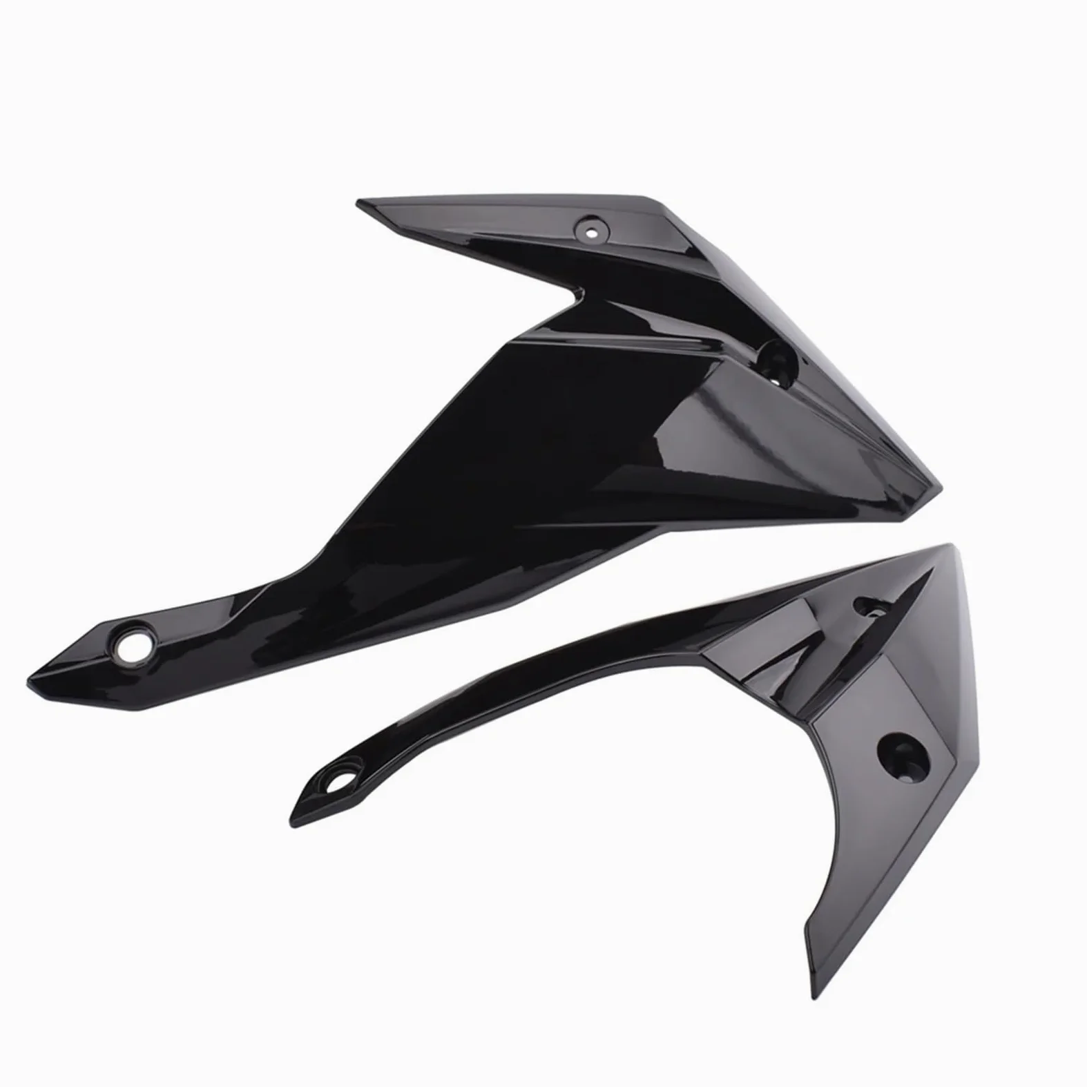 Protector Inferior del Motor para Motocicleta Kawasaki Z 400 2018-2023 Z400 Deflector Aire Moto Carenado Deflector de Viento(Green)